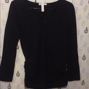 Black maternity shirt